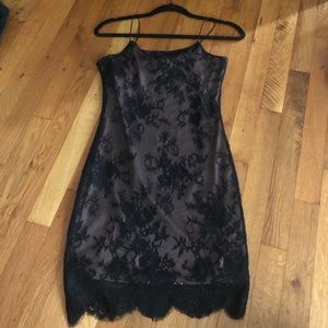 Spaghetti strap lace dress H&M